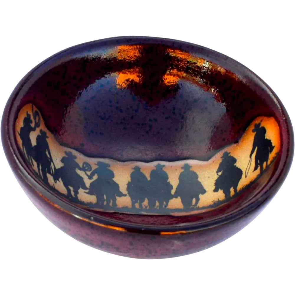 Cowboy Posse Western Dishes in Red