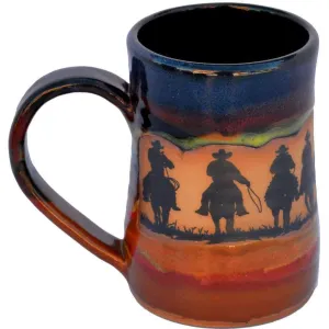 Cowboy Posse Western Tankard toilet seat cover, slow close seat
