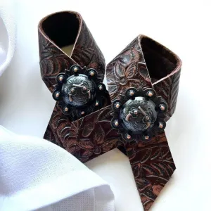 Cowboy Tool Leather Napkin Rings 4-pc toilet seat cover, slow close seat