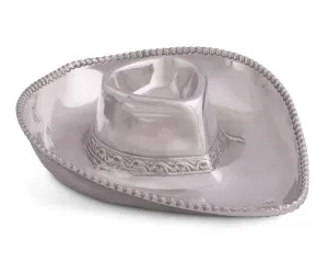 Cowboy Way Dip & Chip Bowl shower curtain, waterproof liner