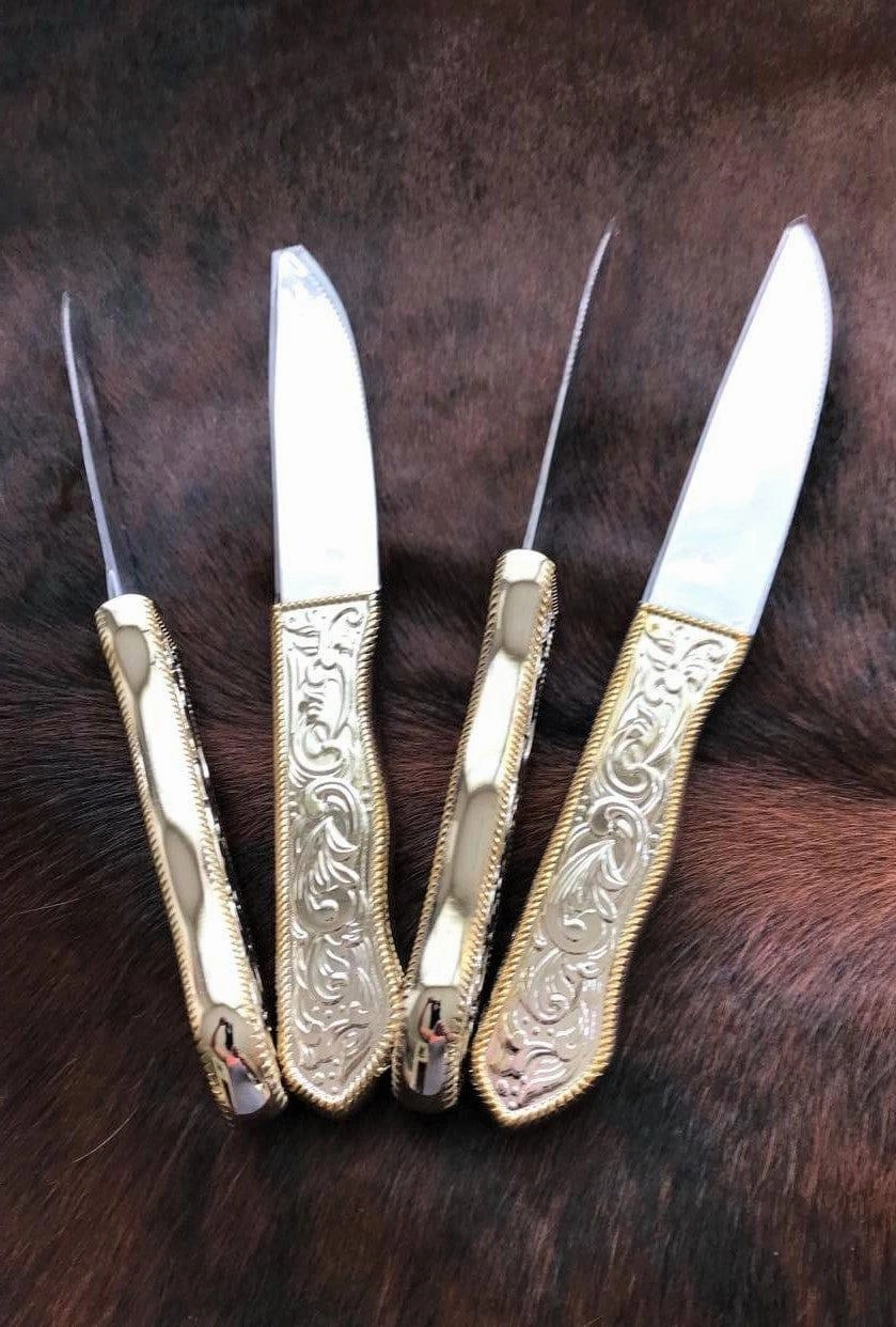 Cowboy Kitchen Western Steak Knife Set