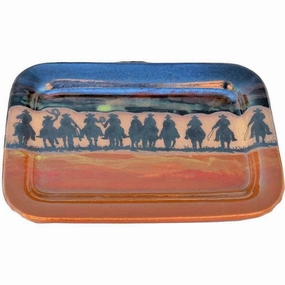 Cowboy Posse Western Serving Platter toilet seat cover, slow close seat
