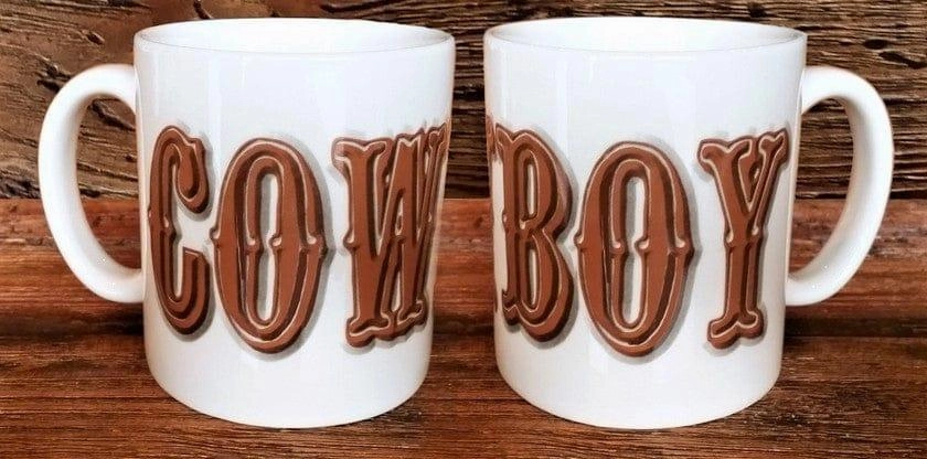 Cowgirl & Cowboy Coffee Mugs