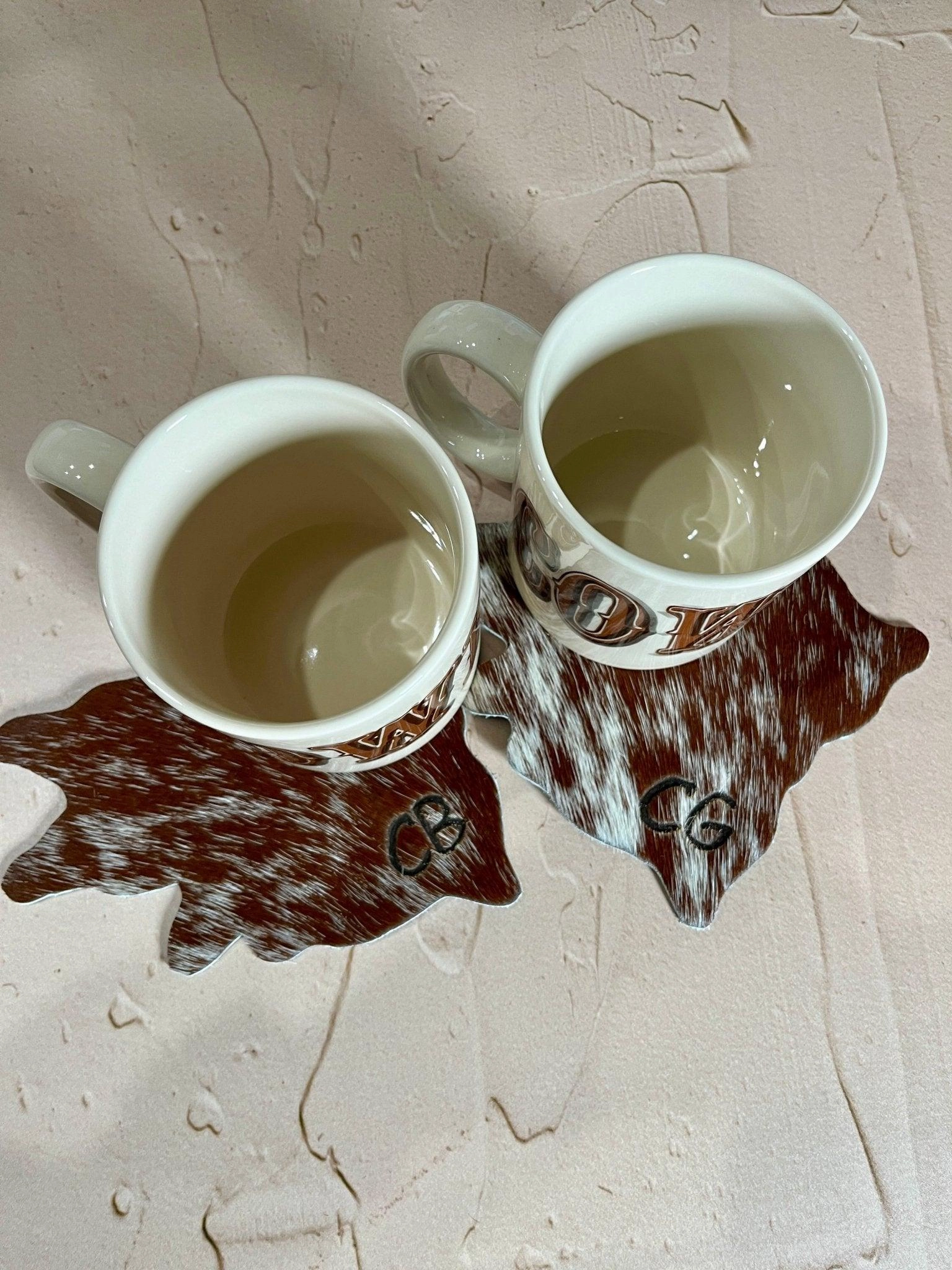 Cowgirl & Cowboy Coffee Mugs