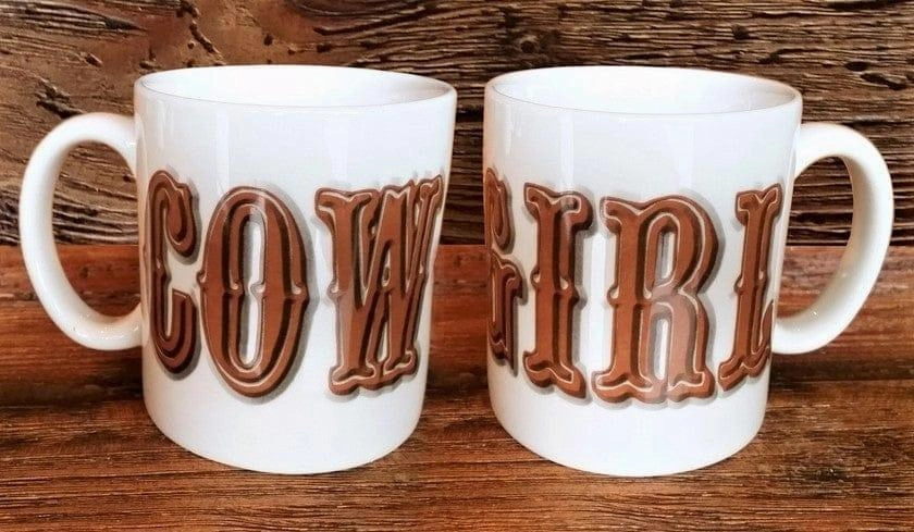 Cowgirl & Cowboy Coffee Mugs