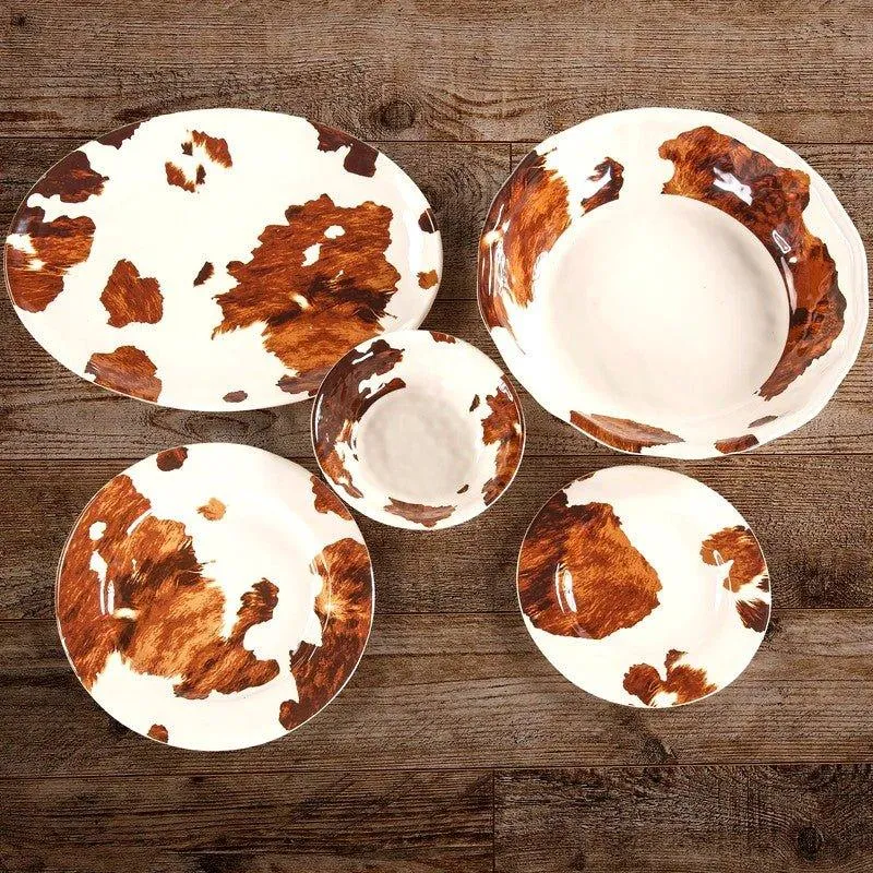 Cowhide Print Coffee Mugs