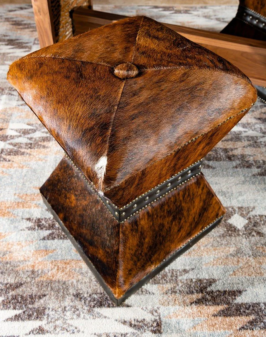 Cowhide Remington Counter Stools