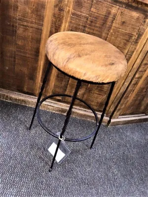 Cowhide Wrought Iron Bar Stools gaming chair, computer chair