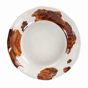 Cowhide Print Melamine Serving Bowl toilet seat cover, slow close seat