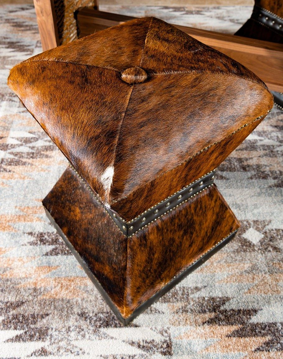 Cowhide Remington Counter Stools