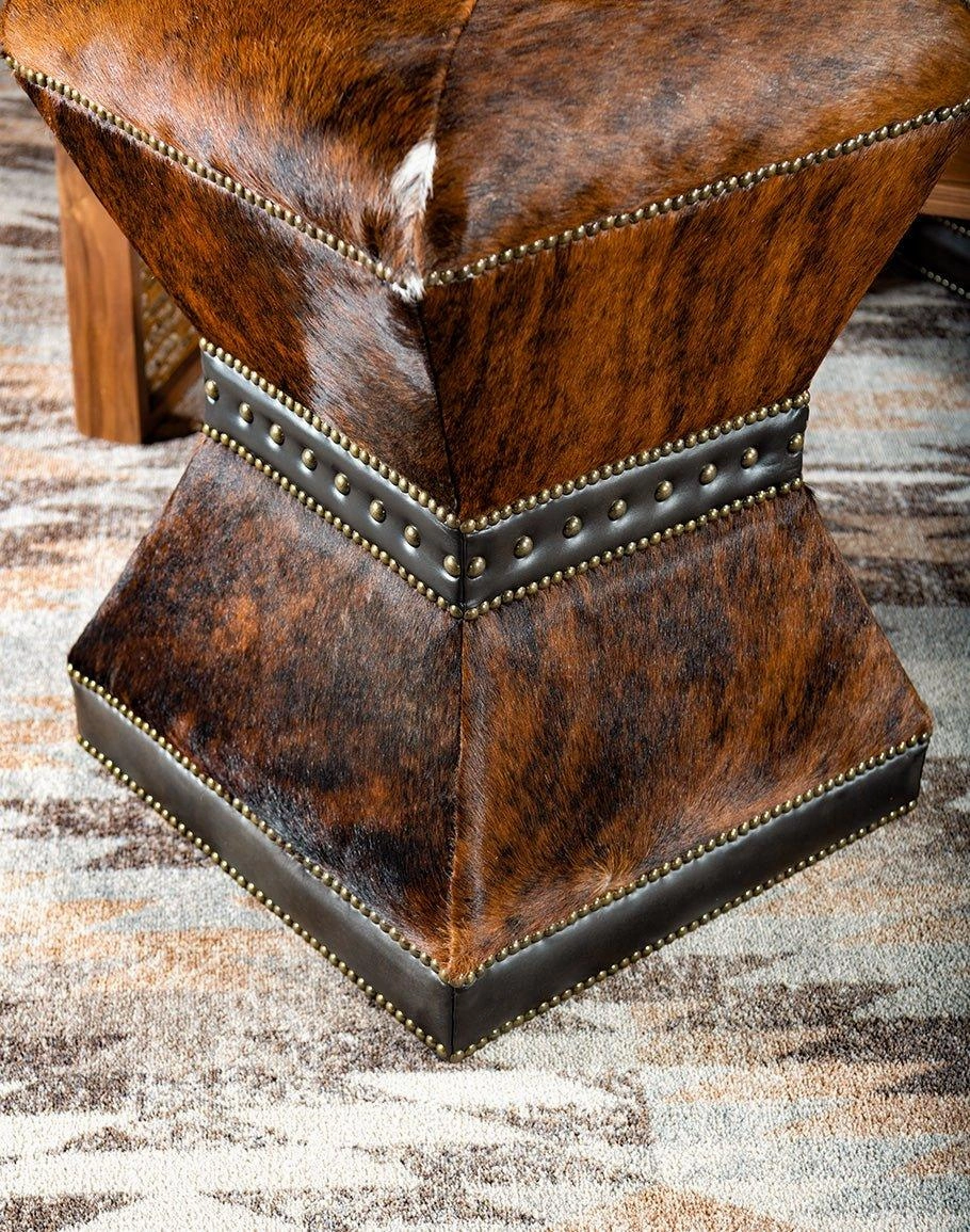 Cowhide Remington Counter Stools