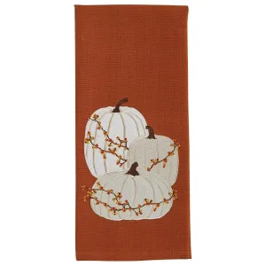 Cream Pumpkins Orange Dishtowel blender, kitchen appliance