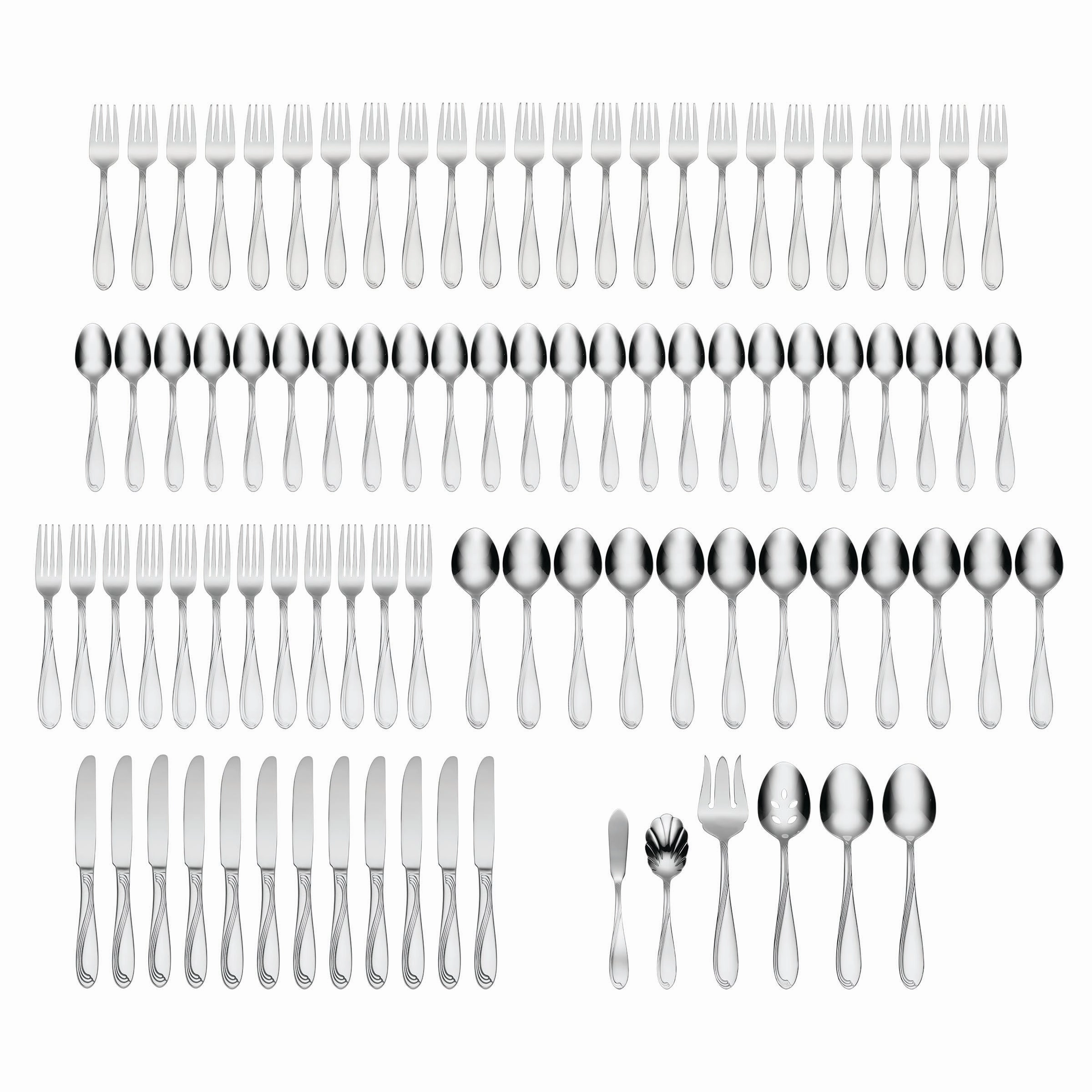 Cresta 90 Piece Flatware Set