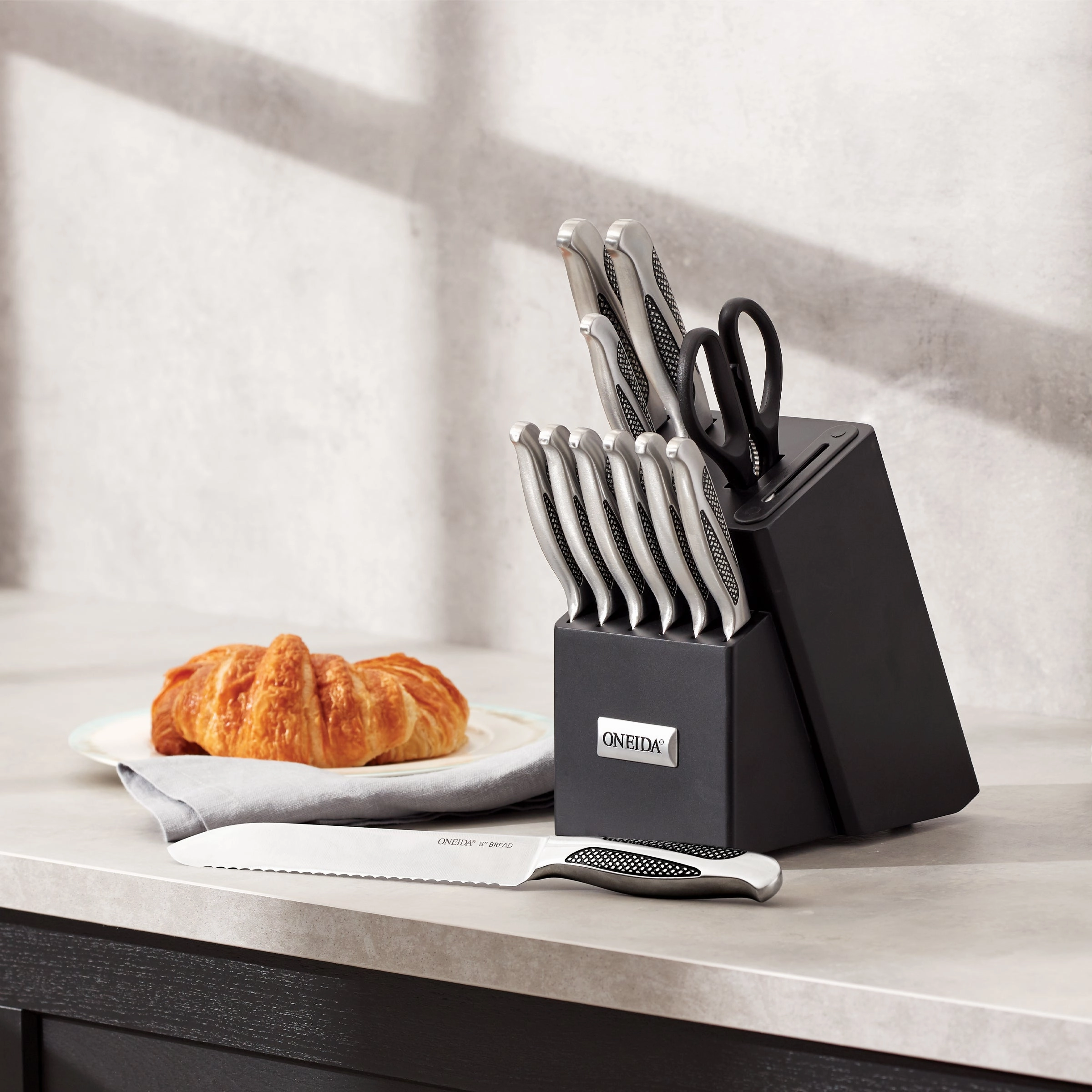 Crosshatch 14 Piece Cutlery Block Set