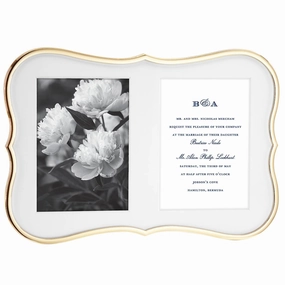 Crown Point Gold Double 5" x 7" Frame