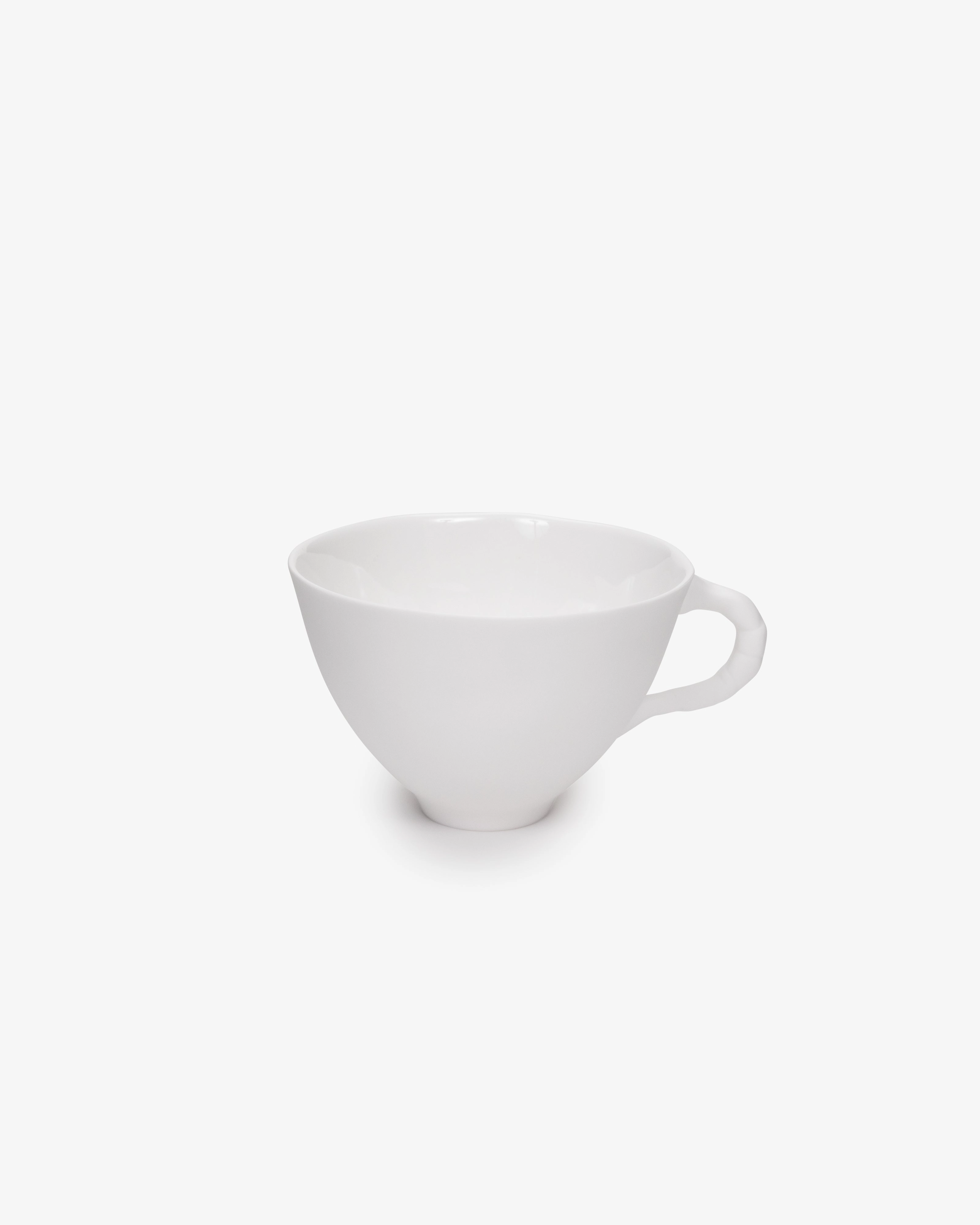 Cup with saucer L white Perfect Imperfection