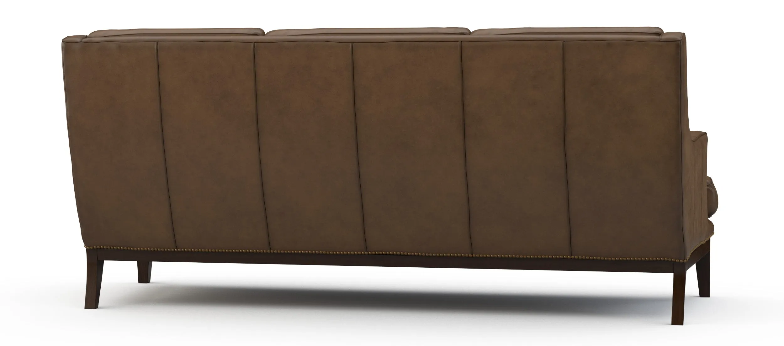 Custom Hasselback Sauvage Luxury Leather Sofa