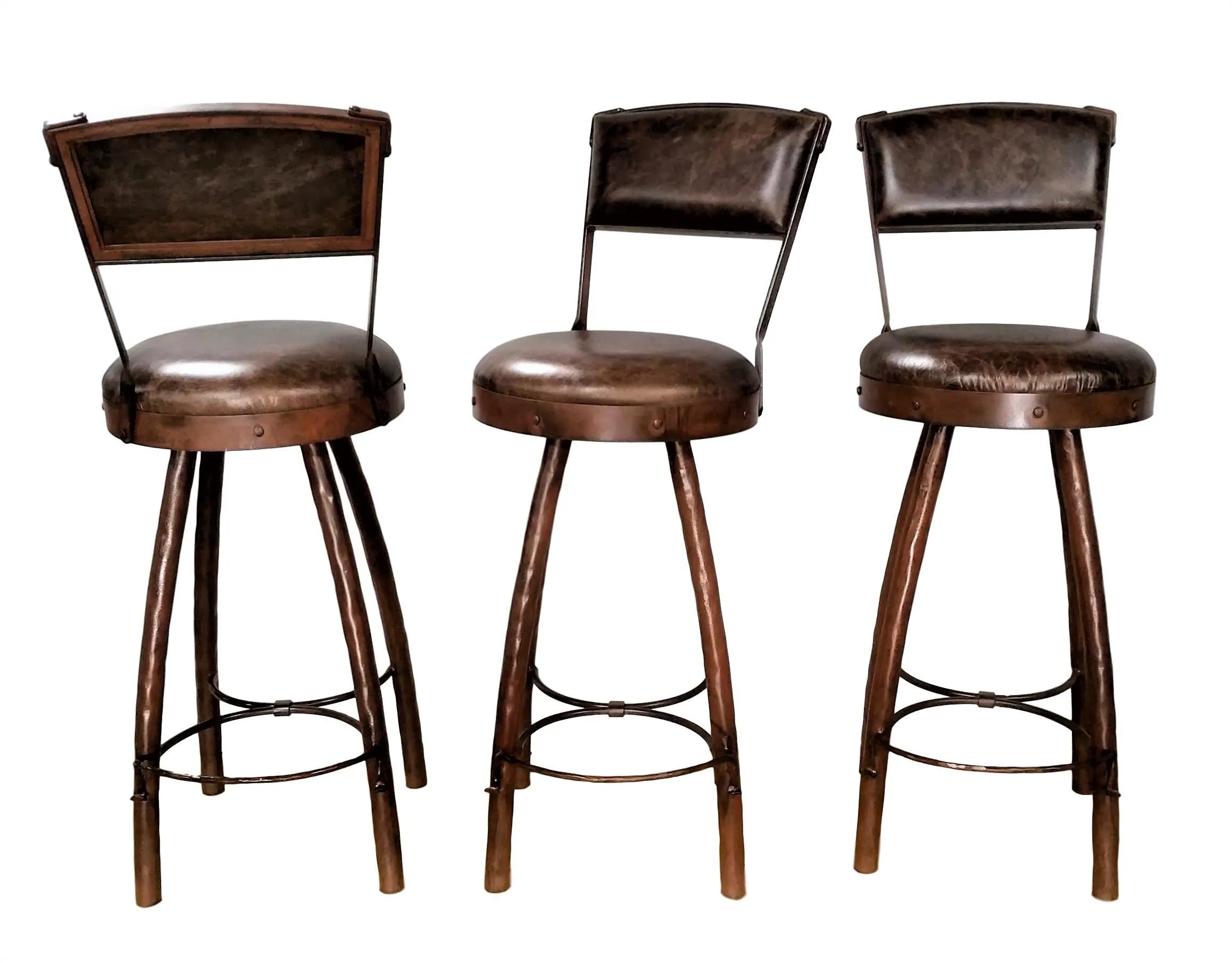 Custom Peak 9 Cowboy Bar Stools