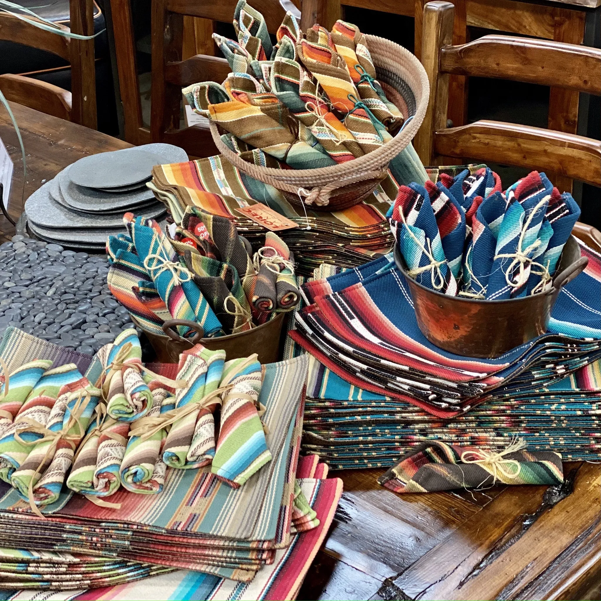 Custom Serape Placemats & Napkins