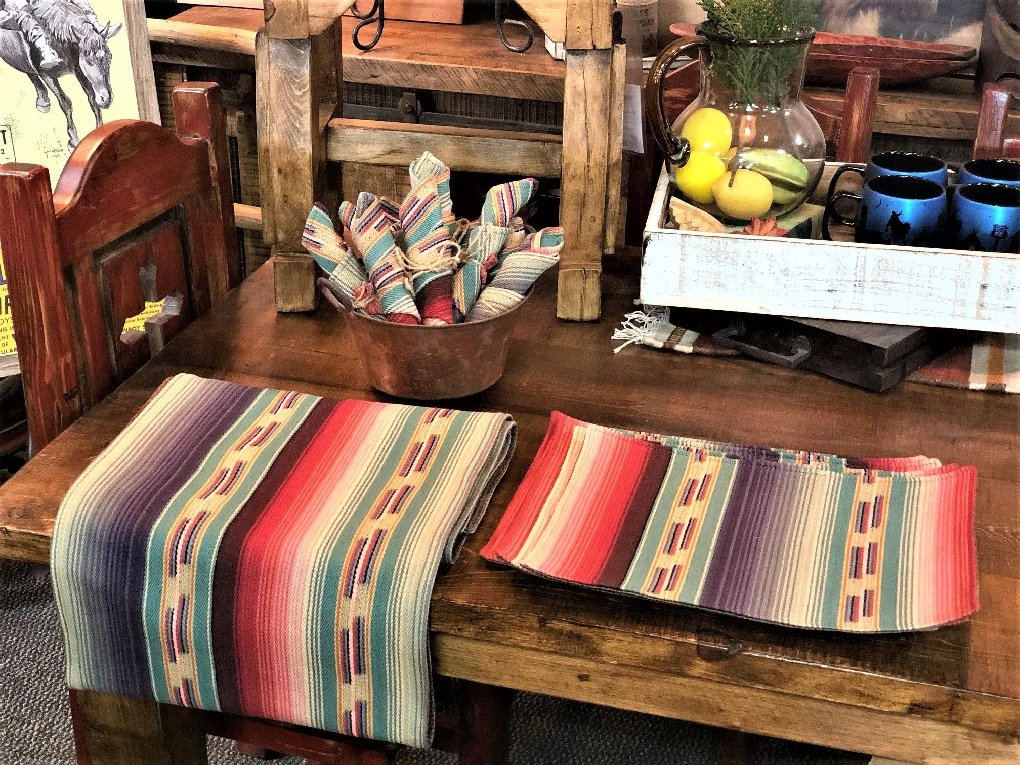 Custom Serape Placemats & Napkins