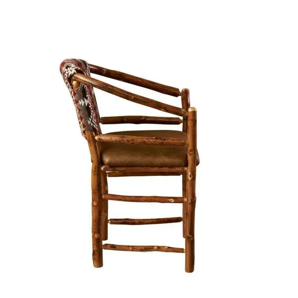 Custom Upholstered Hickory Bar & Counter Chairs