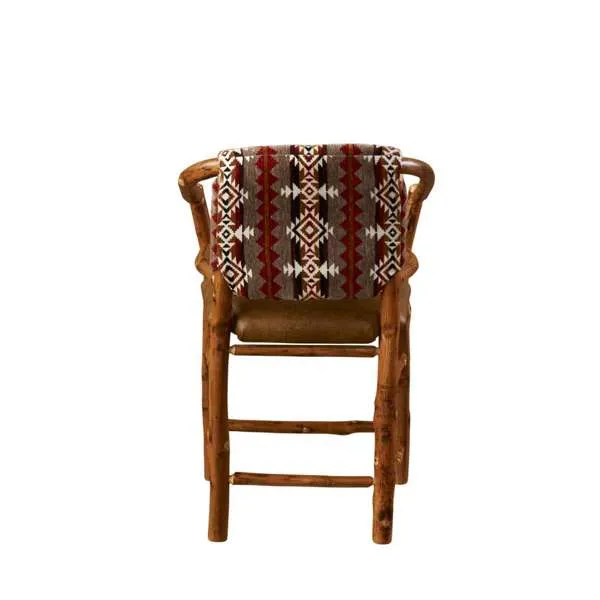 Custom Upholstered Hickory Bar & Counter Chairs