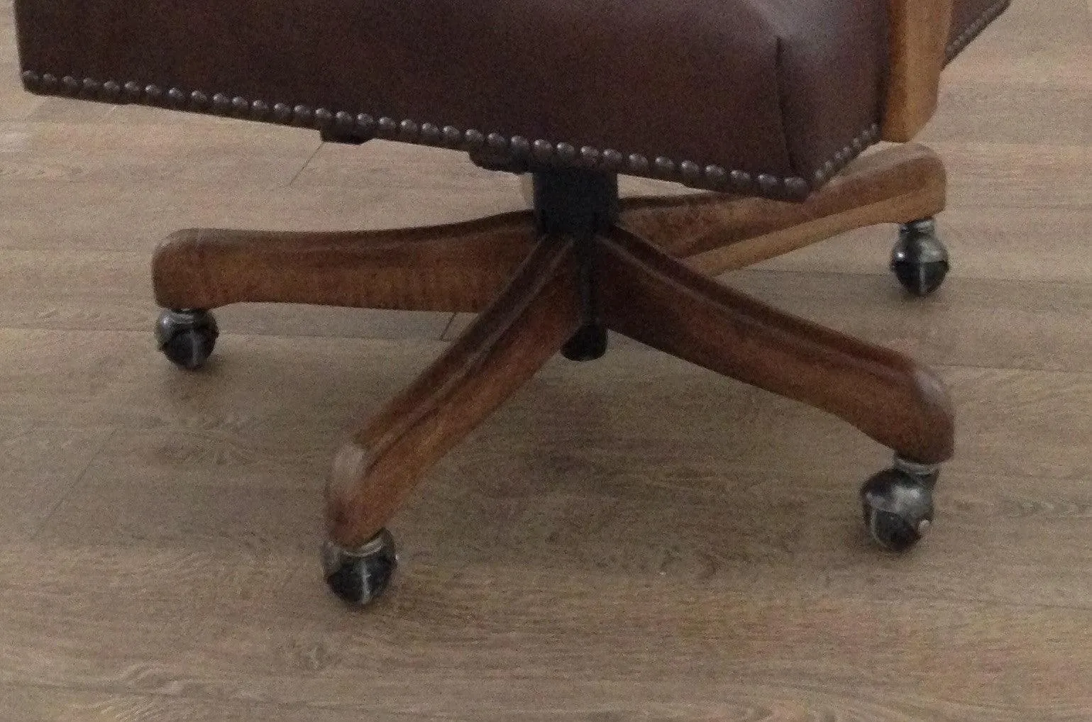 Custom Wingback Western Desk Chair