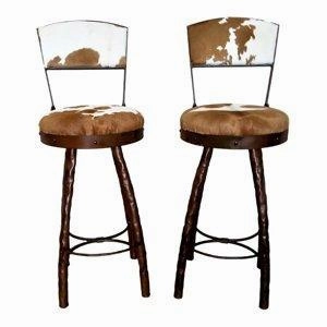 Custom Peak 9 Cowboy Bar Stools