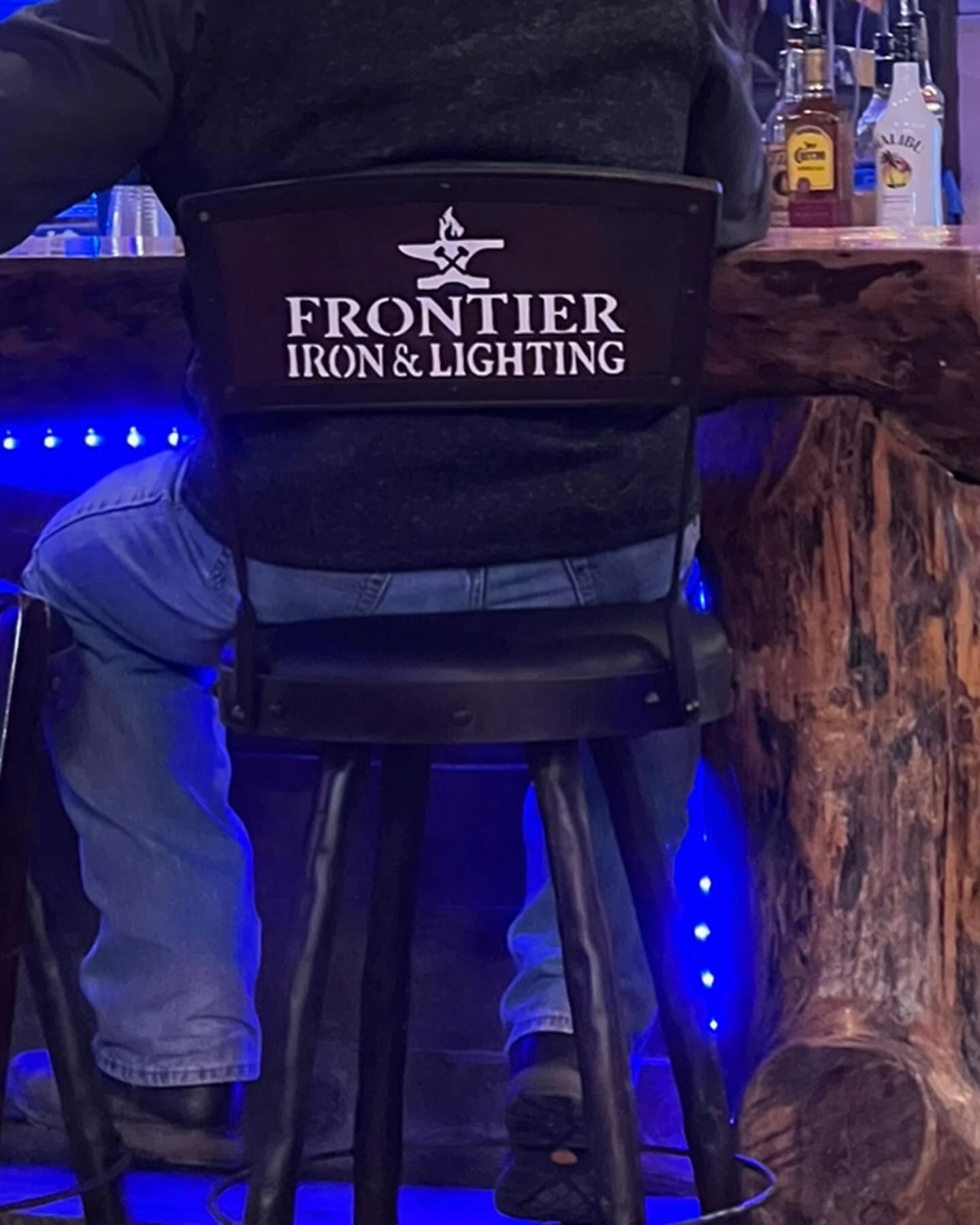 Custom Peak 9 Cowboy Bar Stools