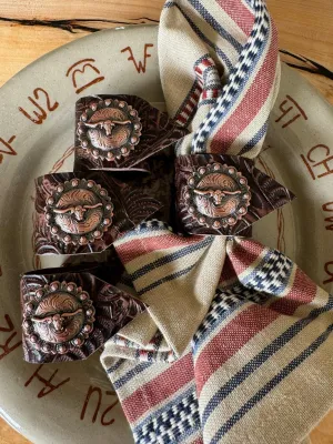 Dallas Copper Concho Napkin Rings blender, kitchen appliance
