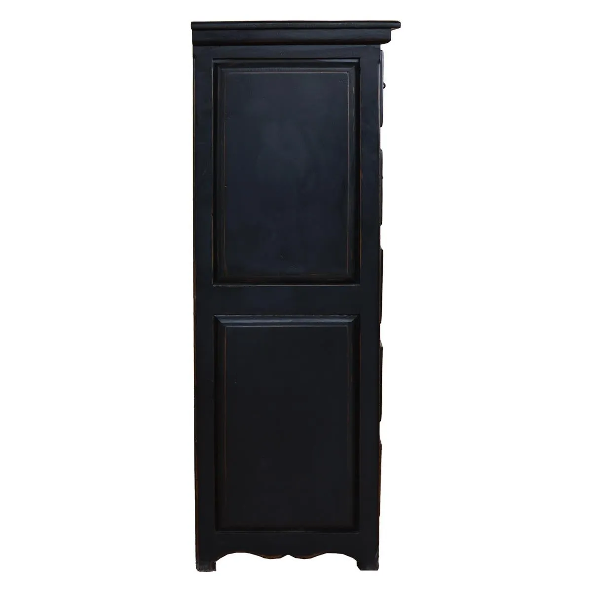 Dark Brindle Cowhide Chest of Drawers
