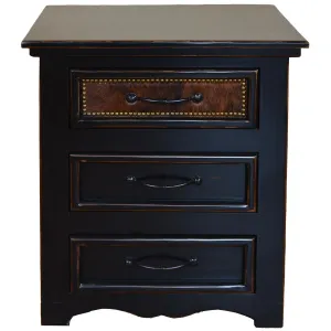 Dark Brindle Cowhide Nightstand gaming chair, computer chair