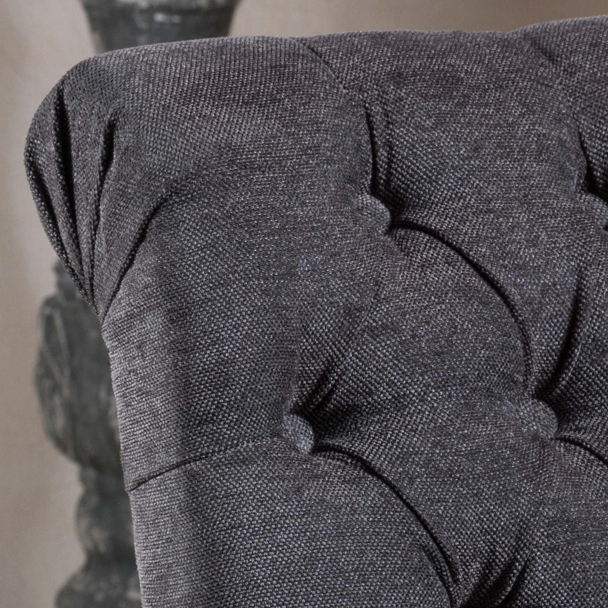 Dark Grey Linen Dining Chair (Set of 2) - NH106112