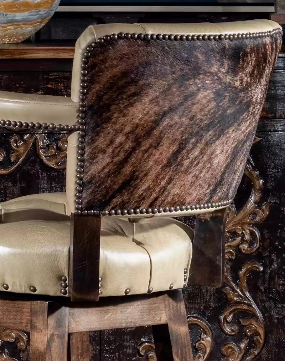 Dark Brindle Back Bar Chair