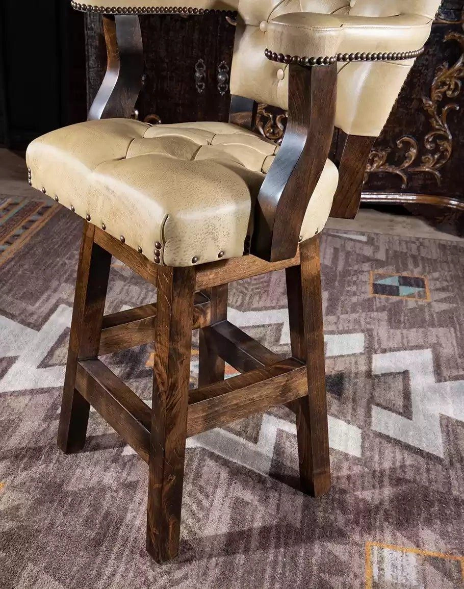 Dark Brindle Back Bar Chair