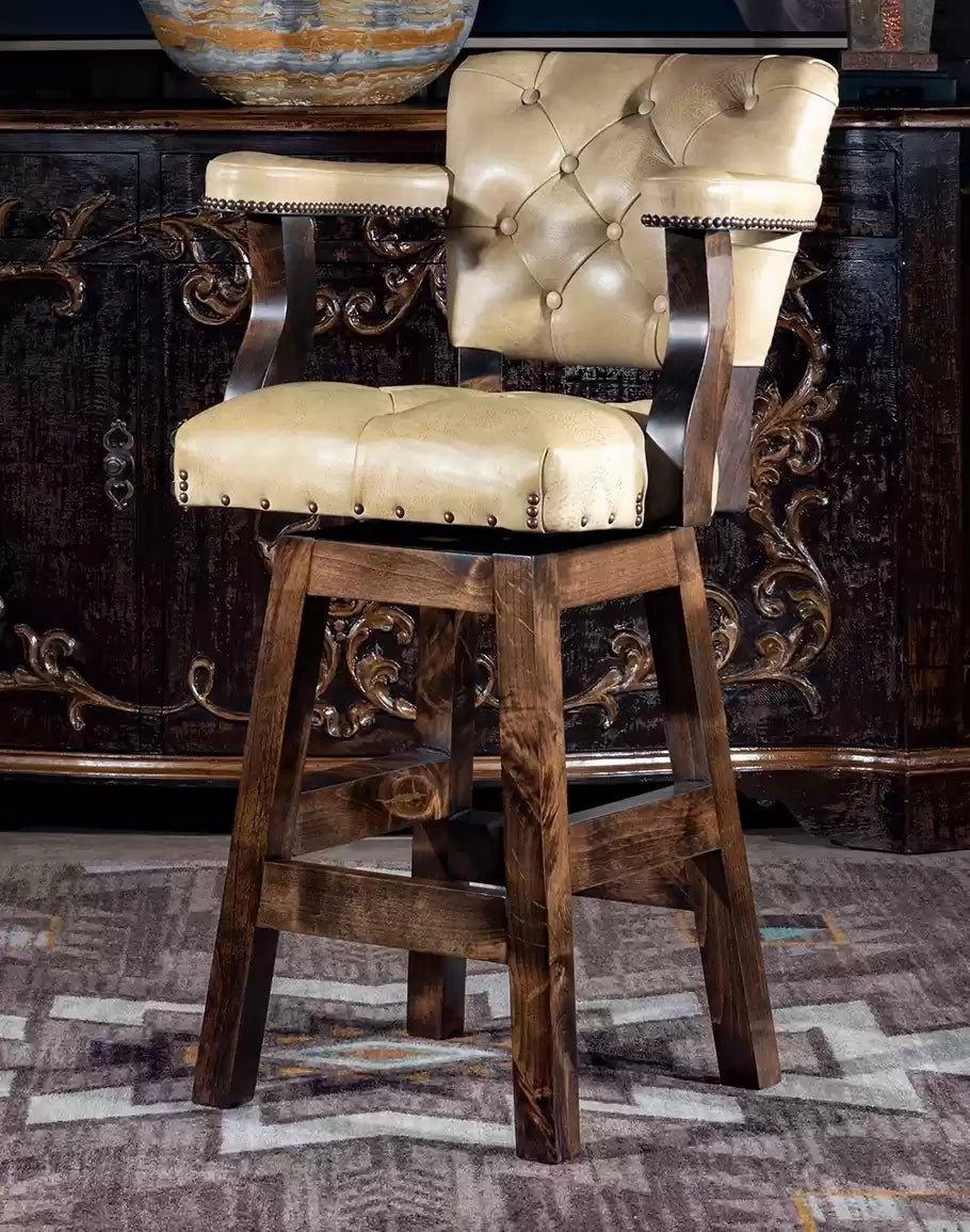 Dark Brindle Back Bar Chair