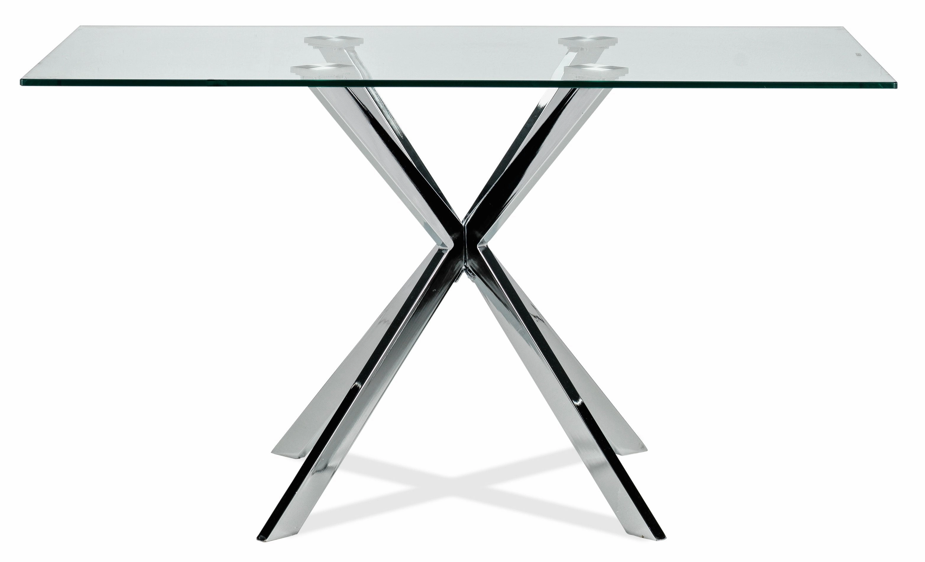 Darron Dining Table - Chrome