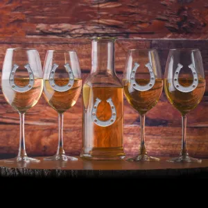 Deep Carved Horseshoe Wine Glasses toilet seat cover, slow close seat