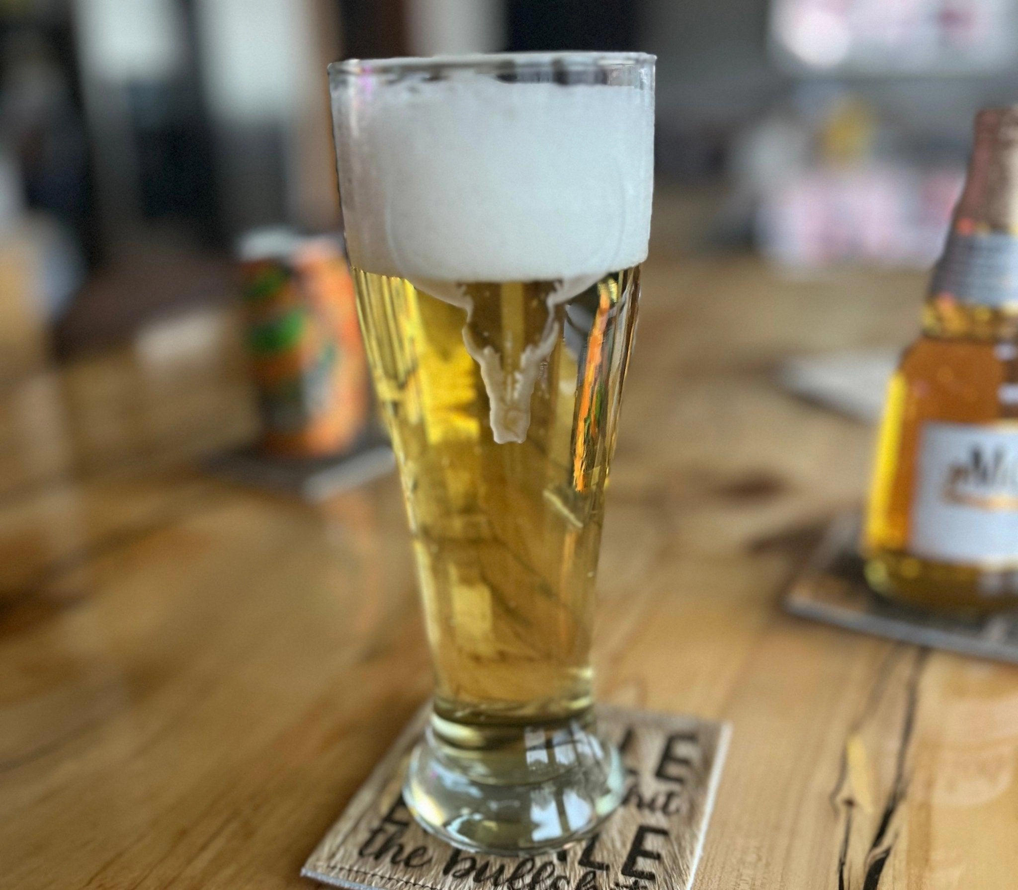 Deep Carved Longhorn Pilsner Glasses