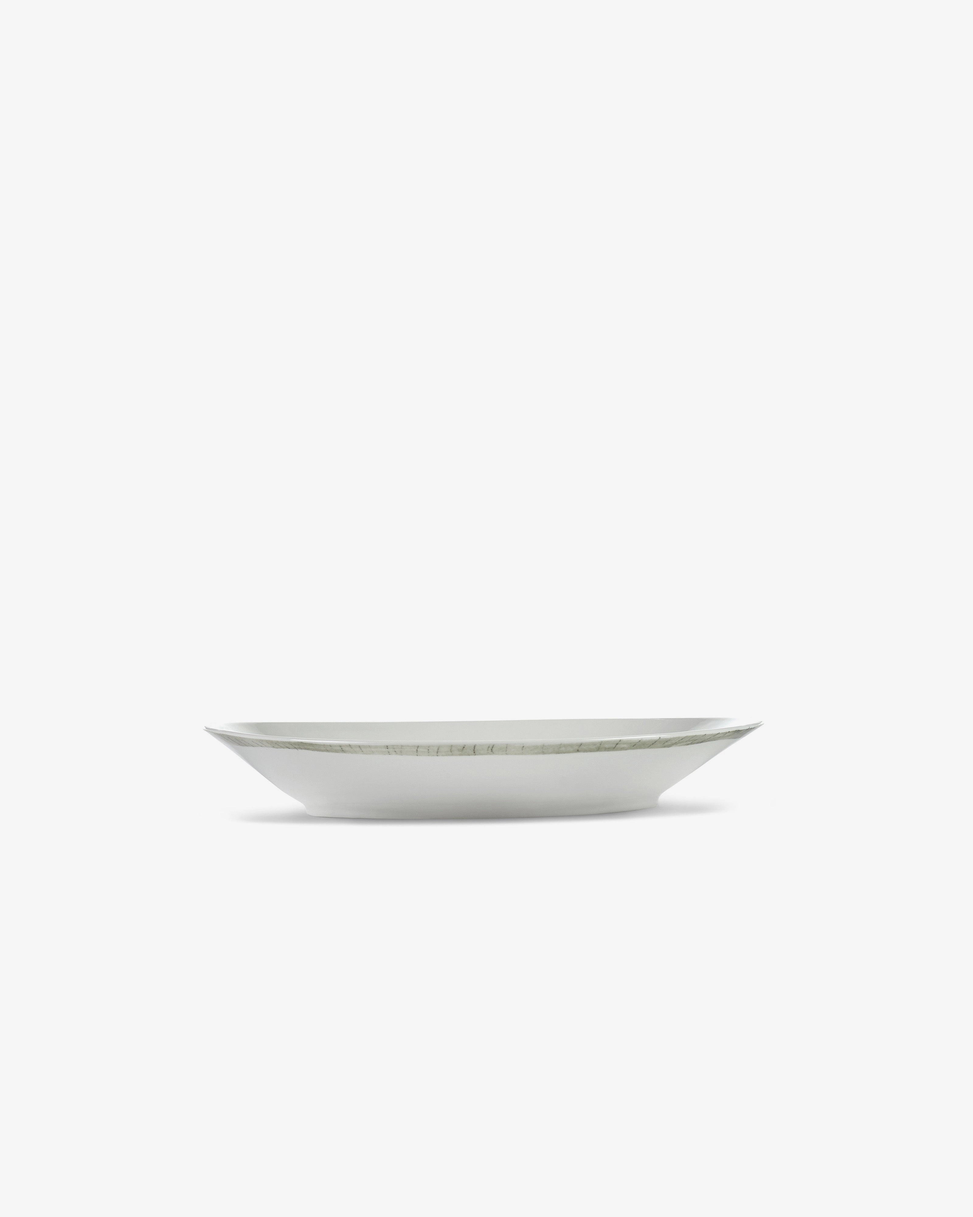 Deep plate L Fiore rosa Midnight Flowers