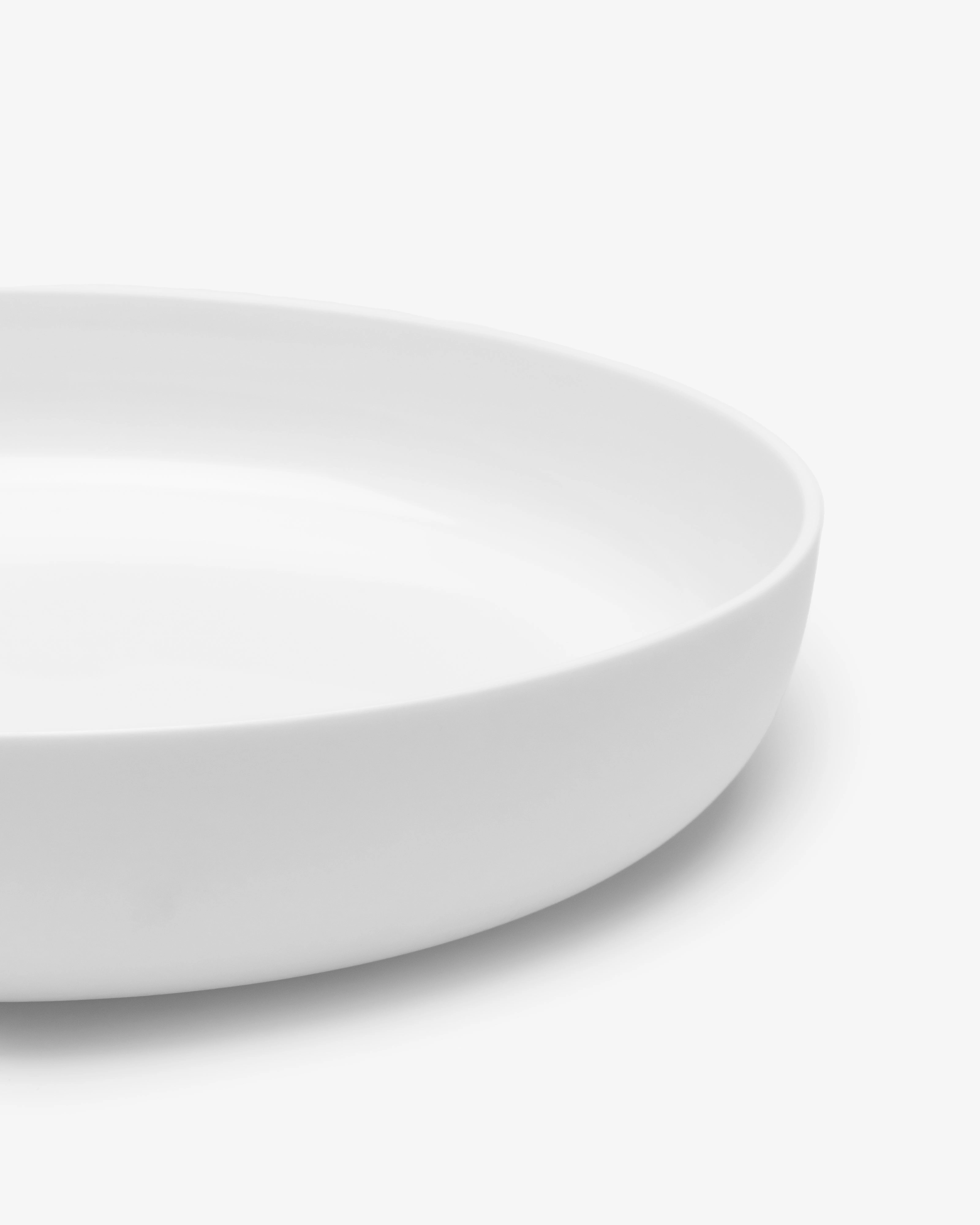 Deep plate L white Base