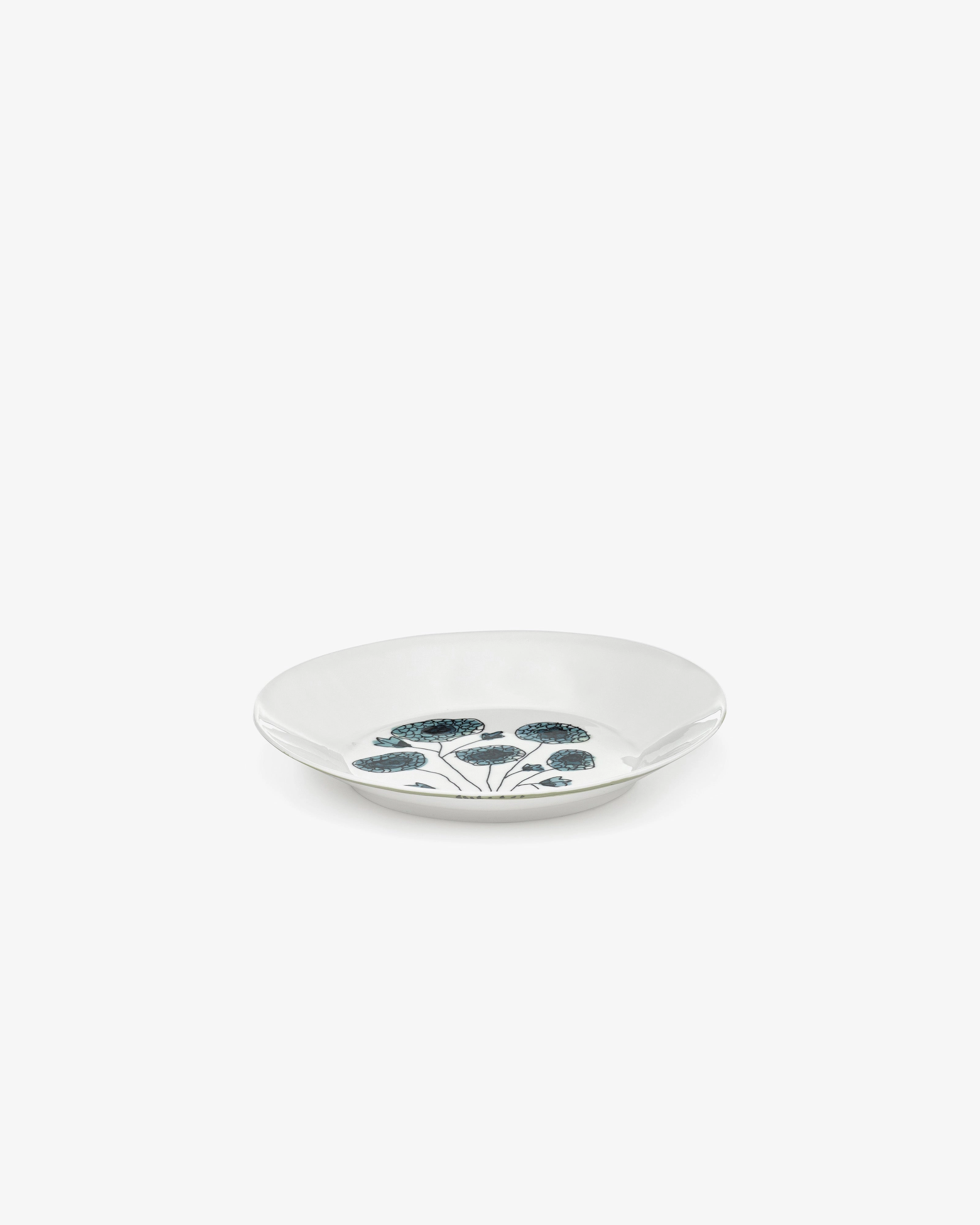 Deep plate M Anemone vaniglia Midnight Flowers