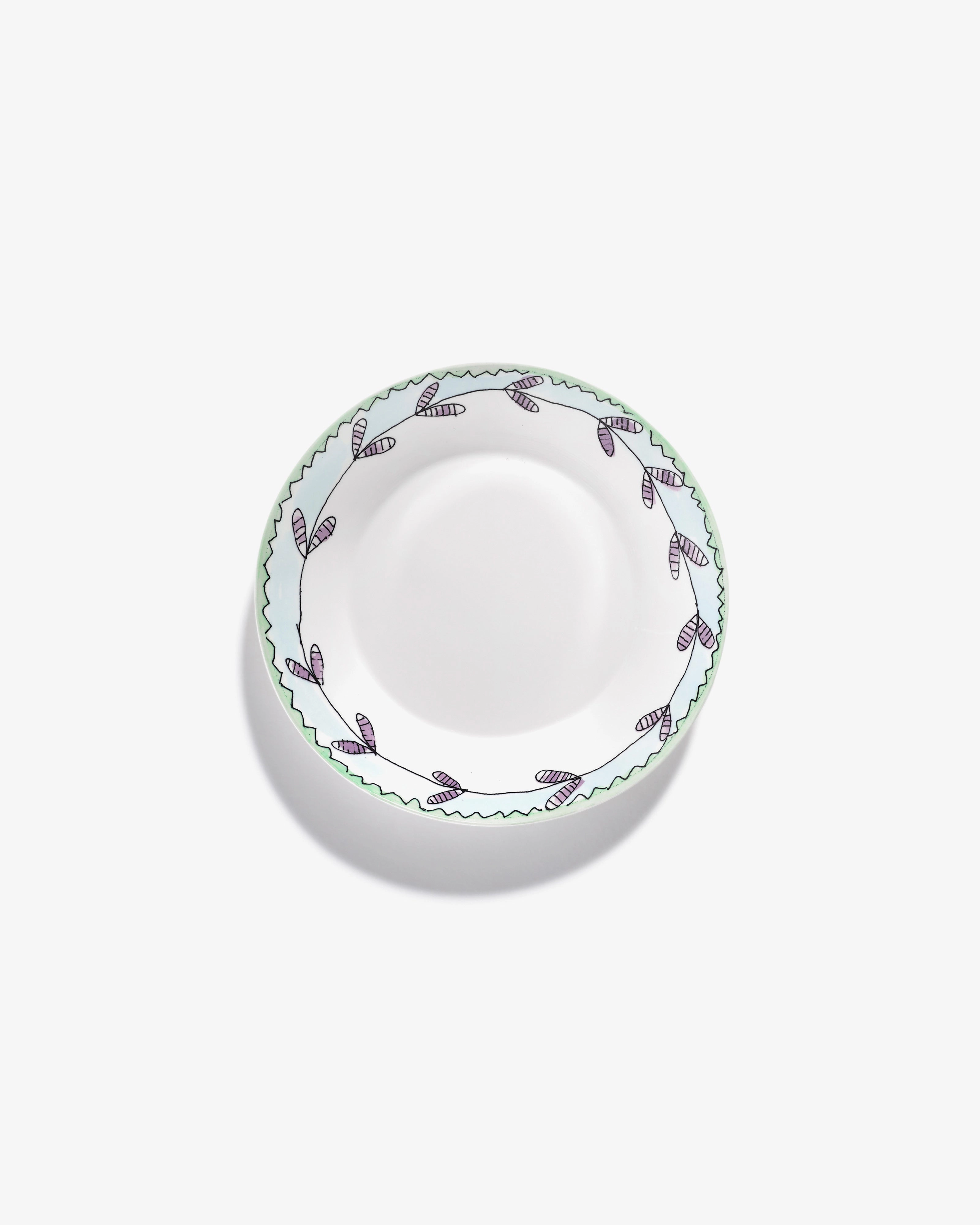 Deep plate M Blossom milk Midnight Flowers