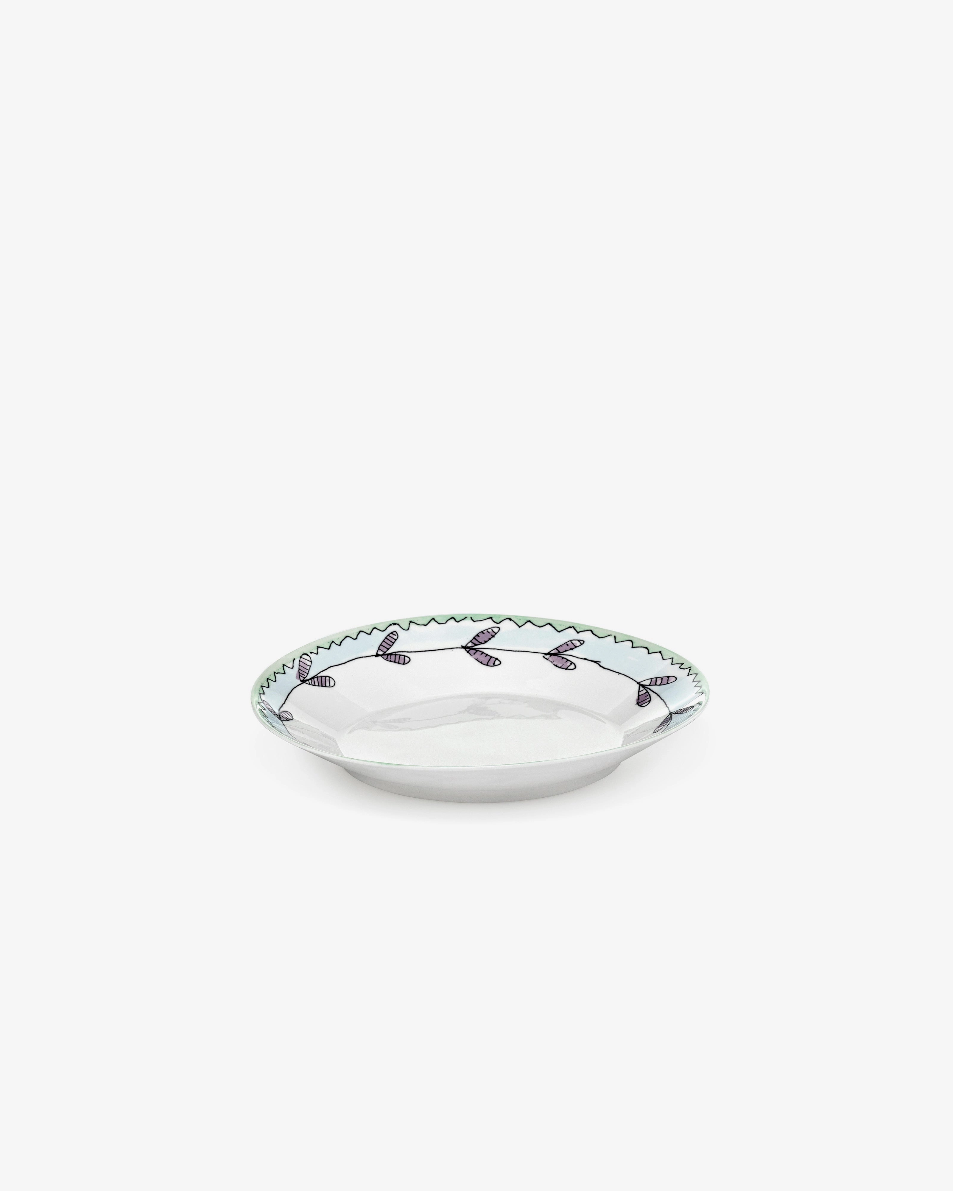 Deep plate M Blossom milk Midnight Flowers