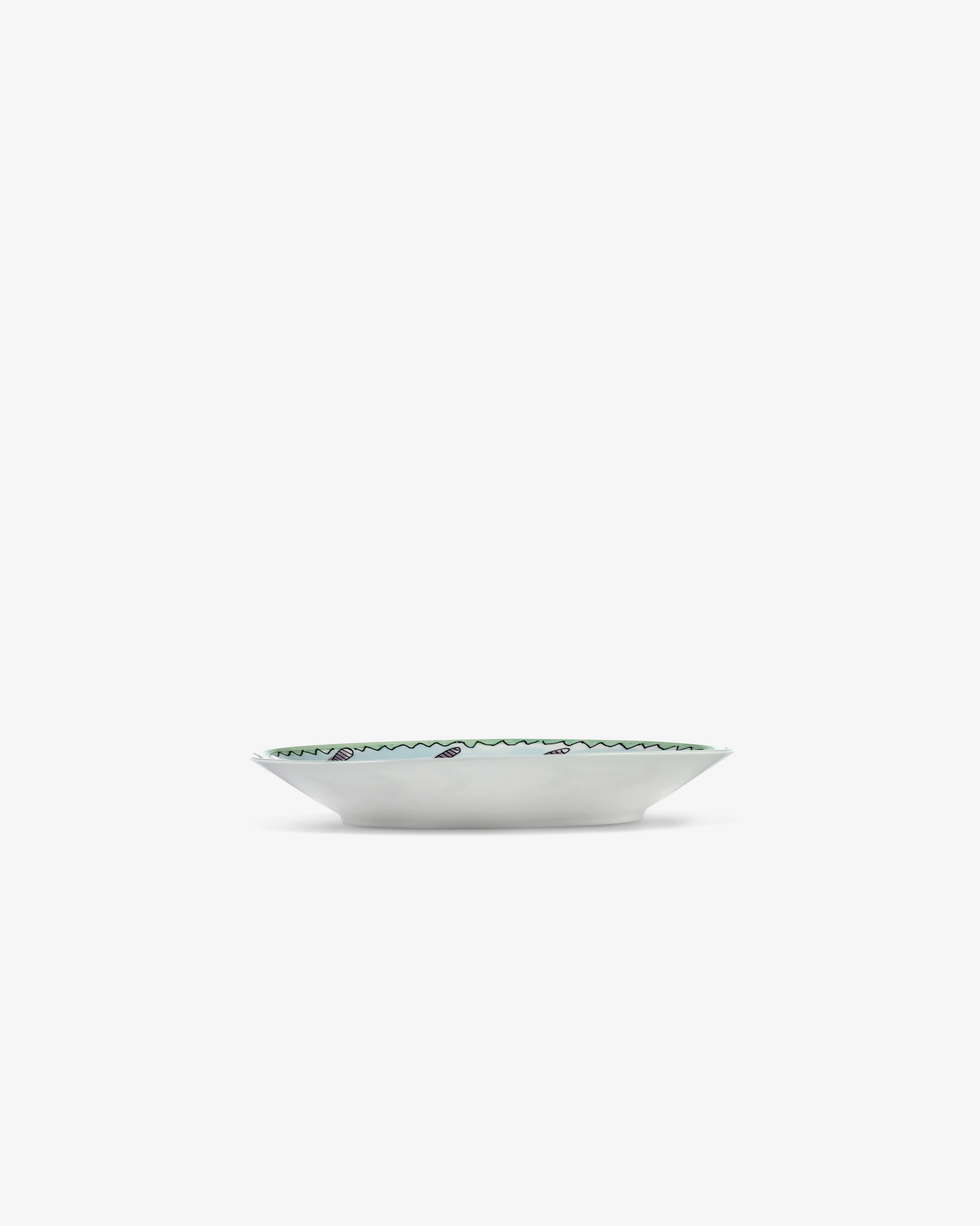 Deep plate M Blossom milk Midnight Flowers