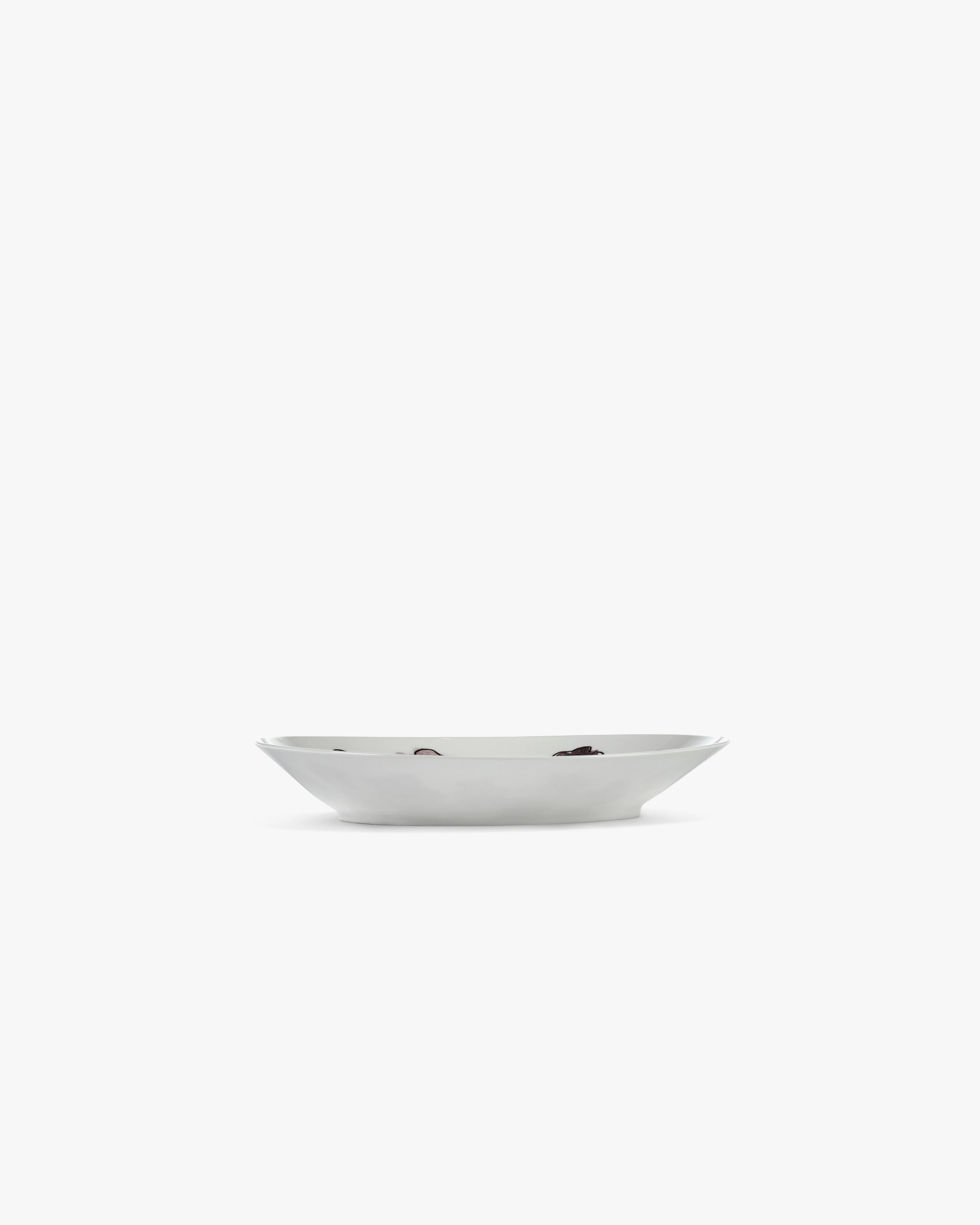Deep plate M Dark viola Midnight Flowers