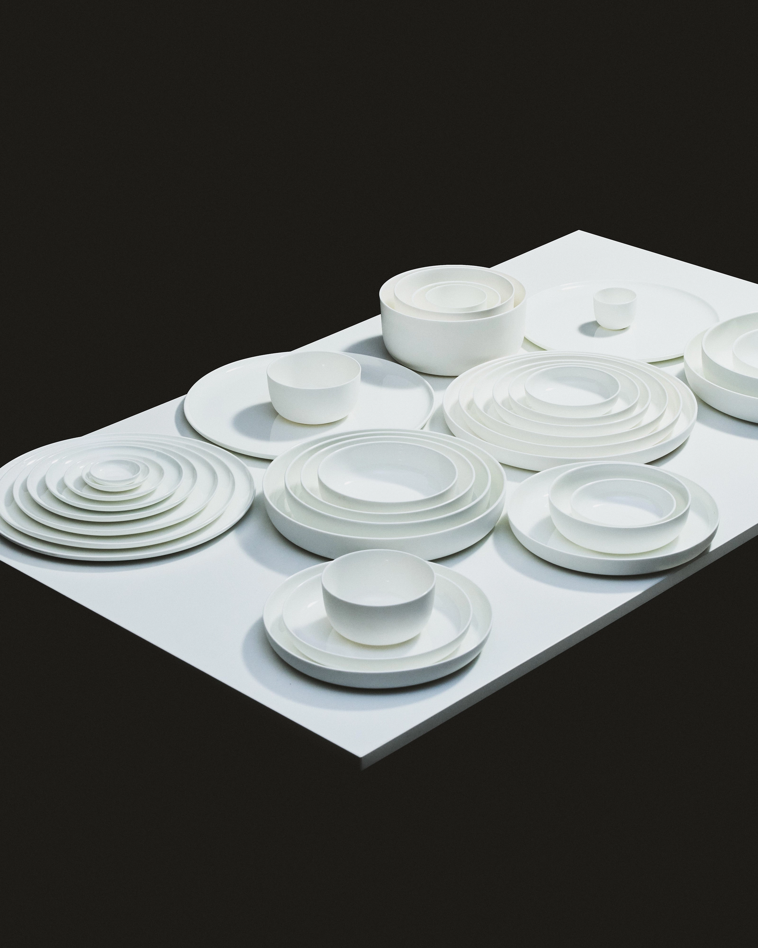 Deep plate M white Base
