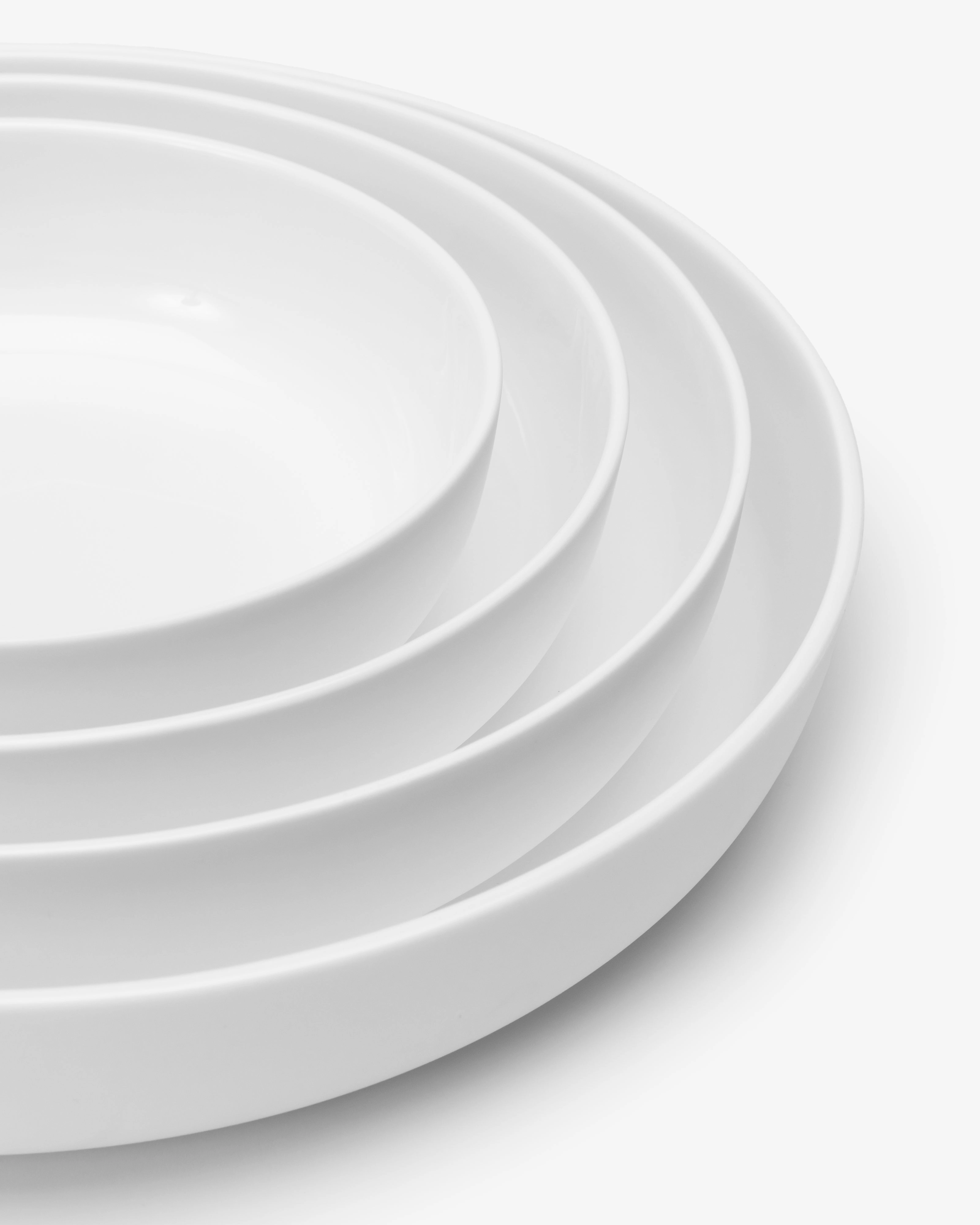 Deep plate M white Base