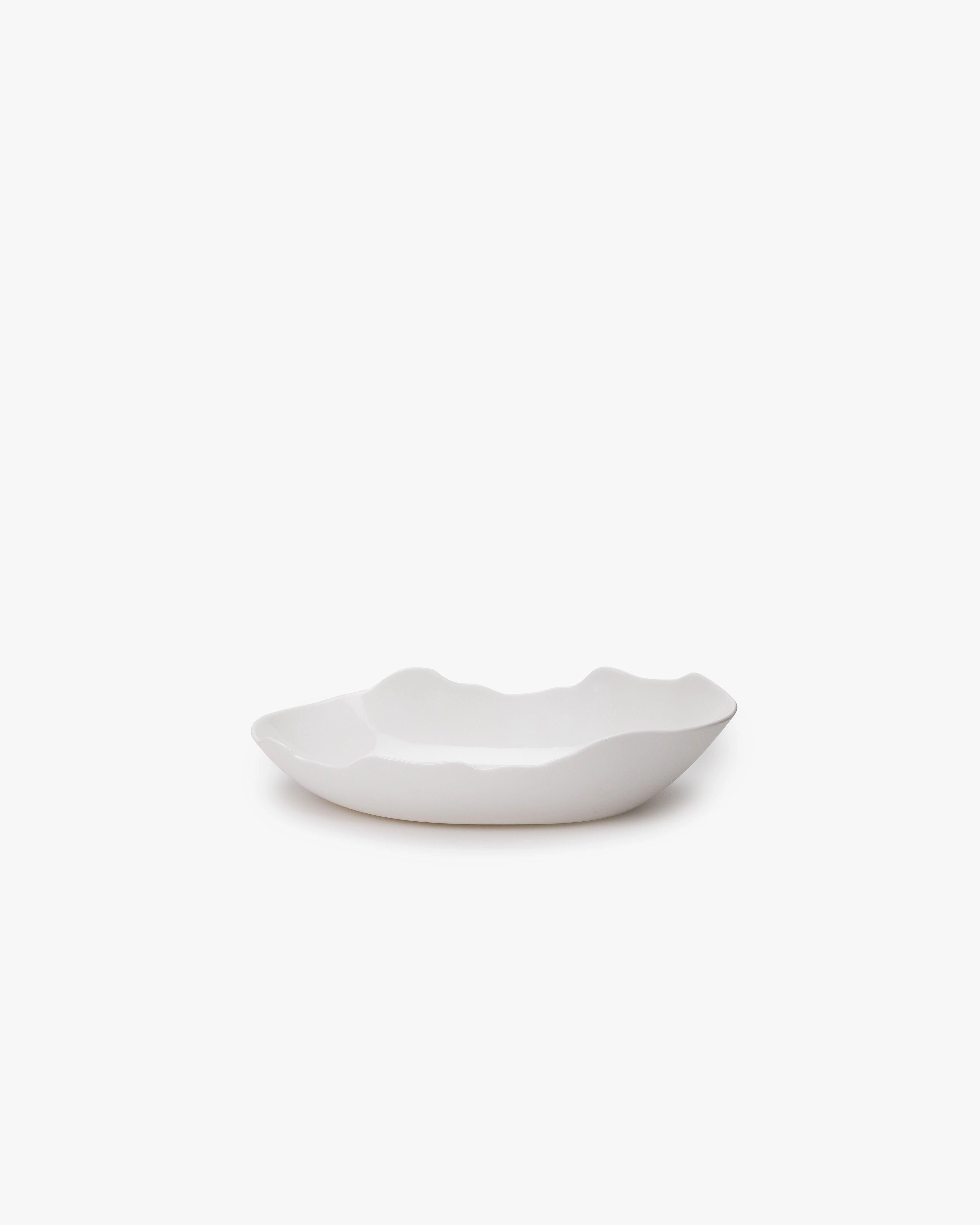 Deep plate oval white Perfect Imperfection