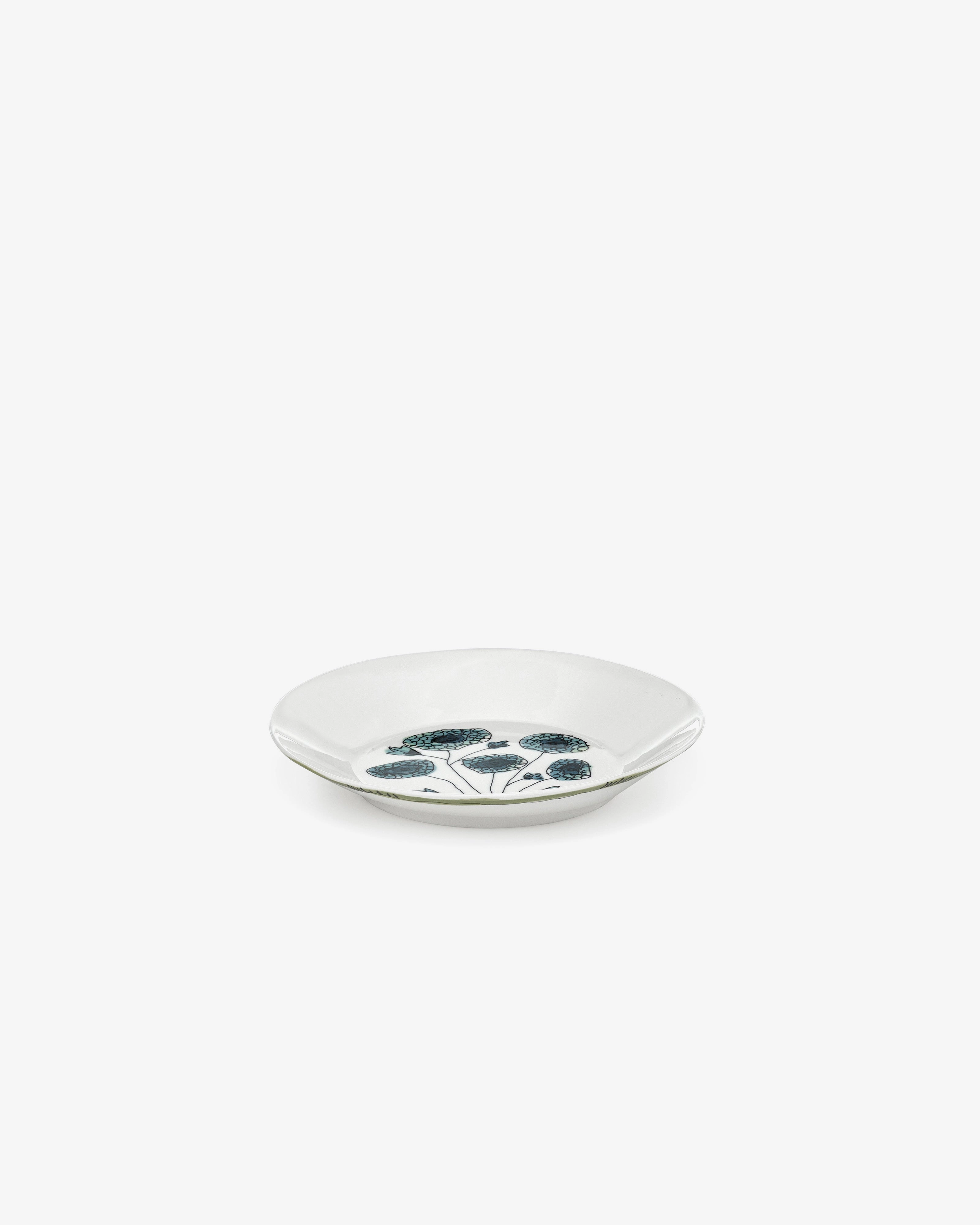 Deep plate S Anemone vaniglia Midnight Flowers